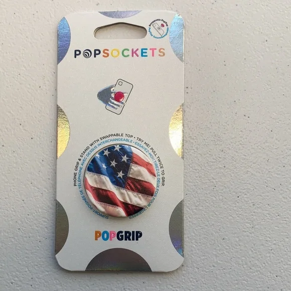 3/$15 Popsocket American flag print design - Picture 6 of 12